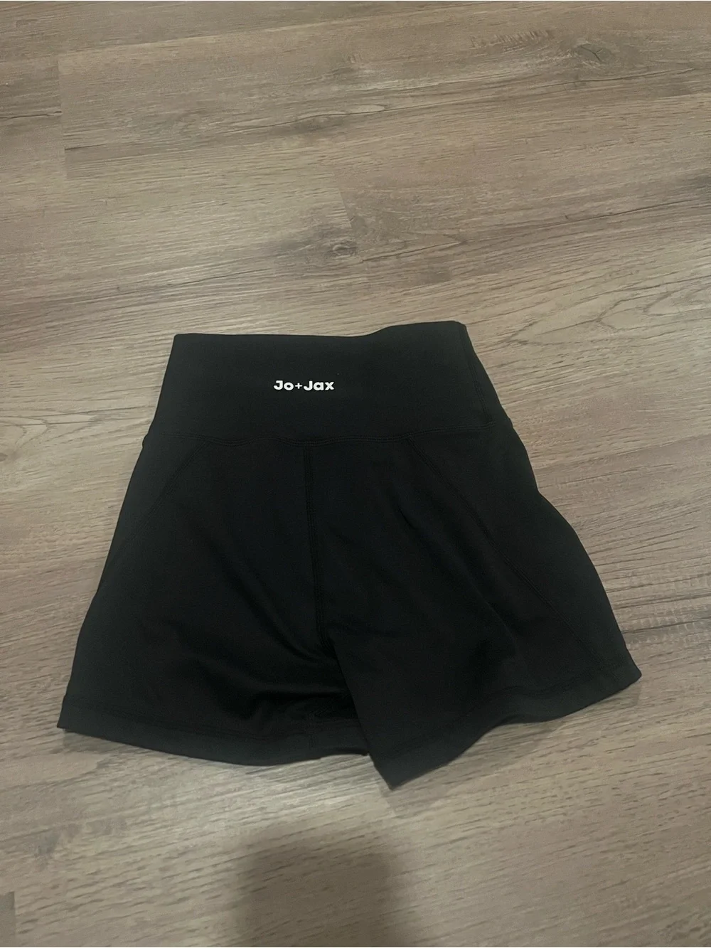 High-Waist Black Jo and Jax shorts
